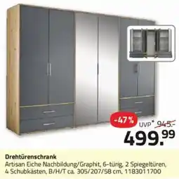 ROLLER Drehtürenschrank Artisan Angebot