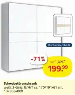 ROLLER Schwebetürenschrank Angebot
