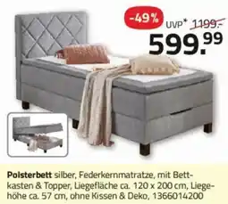 ROLLER Polsterbett silber Angebot