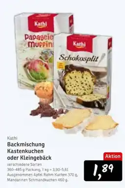 KONSUM Kathi Backmischung Kastenkuchen oder Kleingebäck Angebot