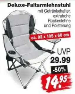 Repo Markt Deluxe-Faltarmlehnstuhl Angebot