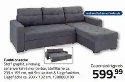 ROLLER Funktionsecke Stoff graphit Angebot