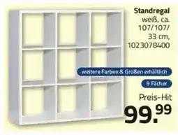 ROLLER Standregal weiß Angebot