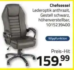 ROLLER Chefsessel Lederoptik anthrazit Angebot