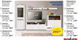 ROLLER Wohnprogramm Artisan Eiche/Schwarzeiche Nachbildung Angebot
