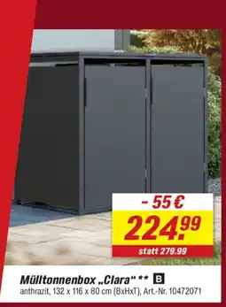 toom Baumarkt Mülltonnenbox „Clara“ Angebot
