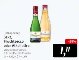 KONSUM Rotkäppchen Sekt, Fruchtsecco oder Alkoholfrei Angebot