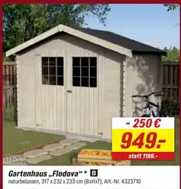 toom Baumarkt Gartenhaus „Flodova“ * B Angebot