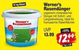 Repo Markt Werner's Rasendünger Angebot