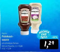 KONSUM Heinz Feinkost-sauce Angebot