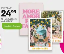 Mömax Bild „ELENA“ und „VOUS“ Angebot