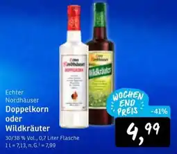 KONSUM Echter Nordhäuser Doppolkorn oder Wildkräuter Angebot
