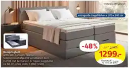 ROLLER Boxspringbett anthrazit Angebot