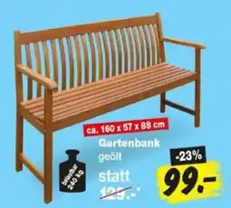 Repo Markt Gartenbank geölt Angebot