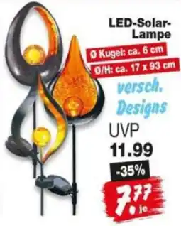 Repo Markt LED-Solar-Lampe Angebot
