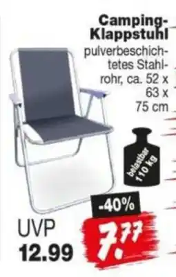 Repo Markt Camping-Klappstuhl Angebot