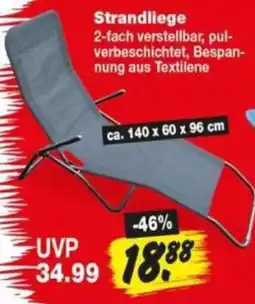 Repo Markt Strandliege Angebot