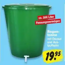 Repo Markt Regen-tonne mit Deckel und Auslaufhahn Angebot
