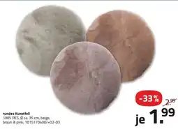 ROLLER rundes Kunstfell Angebot
