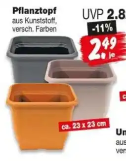 Repo Markt Pflanztopf aus Kunststoff Angebot