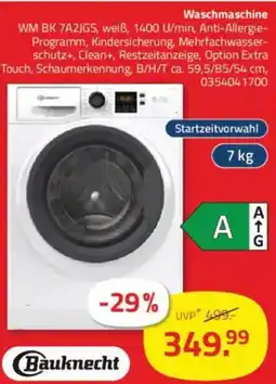 ROLLER Waschmaschine Bauknecht Angebot