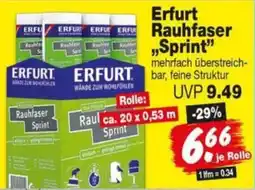Repo Markt ERFURT Rauhfaser Sprint Angebot