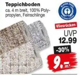 Repo Markt Teppichboden Vliesrücken Angebot
