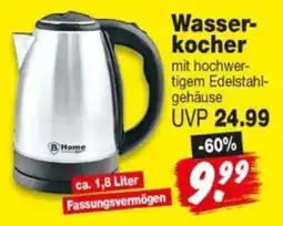 Repo Markt Wasser-kocher mit hochwertigem Edelstahlgehäuse Angebot