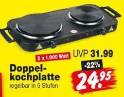 Repo Markt Doppel-kochplatte Angebot