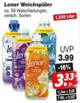 Repo Markt Lenor Weichspüler Angebot