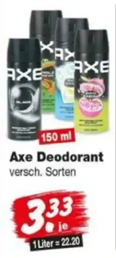 Repo Markt Axe Deodorant Angebot
