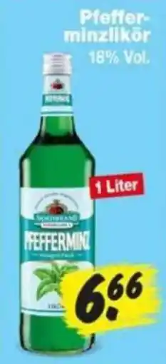 Repo Markt Pfefferminzlikör Angebot