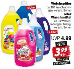 Repo Markt Weichspüler oder Waschmittel Angebot