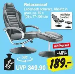 Repo Markt Relaxsessel Lederlook Angebot