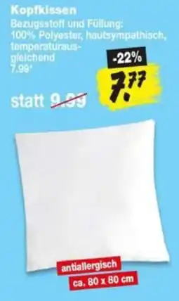 Repo Markt Kopfkissen Angebot