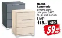Repo Markt Nacht-kommode Sonoma Eiche Angebot