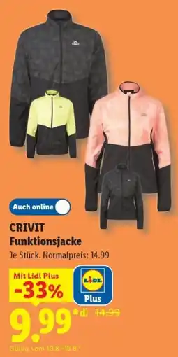Lidl CRIVIT Funktionsjacke Angebot
