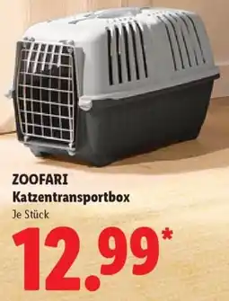 Lidl ZOOFA RI Katzentransportbox Angebot