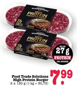 Scheck-in-Center Food Trade Solutions High Protein Burger Angebot