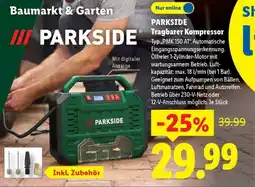 Lidl PARKSIDE Tragbarer Kompressor Angebot