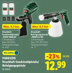 Lidl PARKSIDE Druckluft-Sandstrahlpistole/Reinigungspistole Angebot