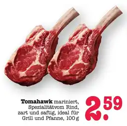 Scheck-in-Center Tomahawk mariniert Angebot