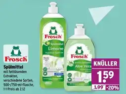 Wasgau Frosch Spülmittel Angebot