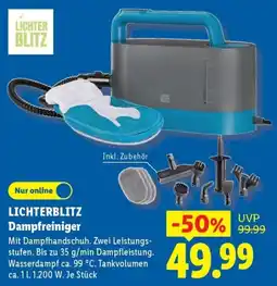 Lidl LICHTERBLITZ Dampfreiniger Angebot