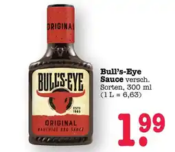 Scheck-in-Center Bull's-Eye Rauchige BBQ Sauce Angebot