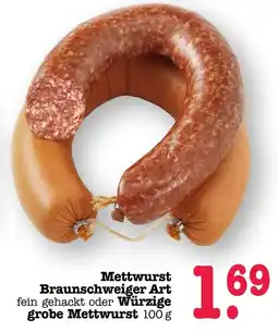 Scheck-in-Center Mettwurst Braunschweiger Art Angebot