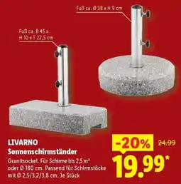 Lidl LIVARNO Sonnenschirmständer Angebot