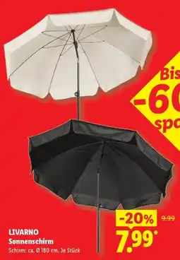 Lidl LIVARNO Sonnenschirm Angebot