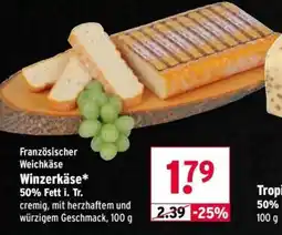 Wasgau Französischer Weichkäse Winzerkäse* Angebot