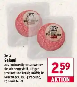 Wasgau Seitz Salami Angebot